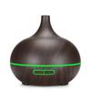 Wood Grain 400ml Ultrasonic Essential Oil Diffuser with Remote Control and Seven-Color LED