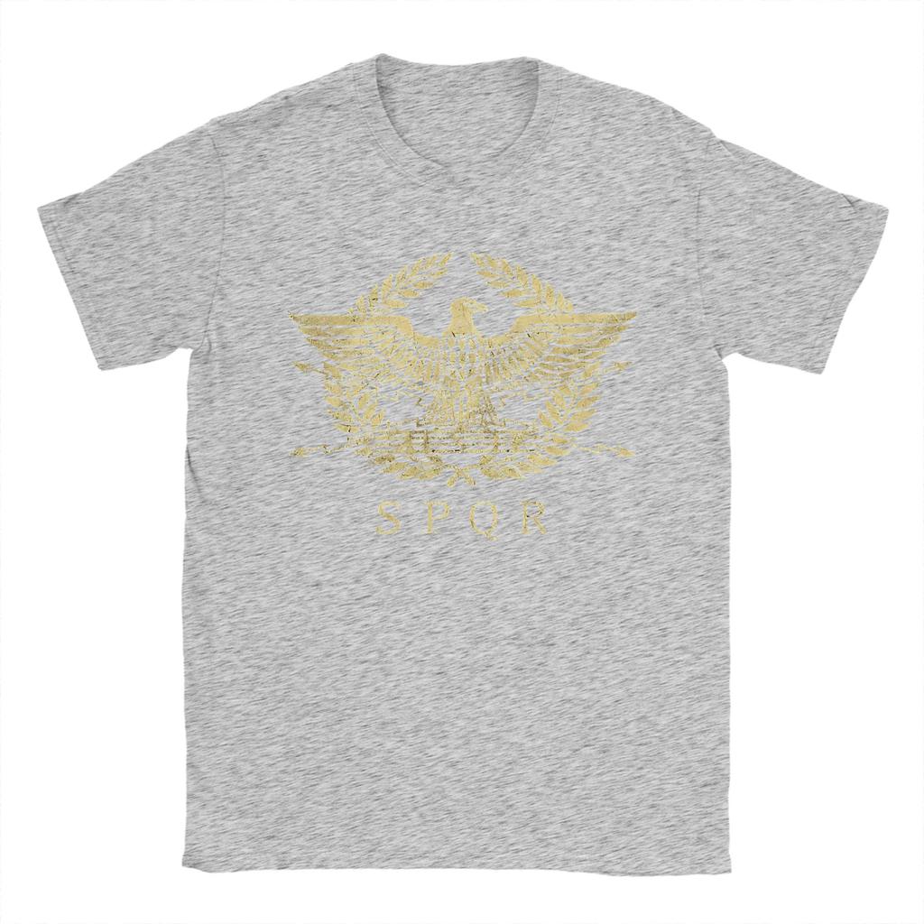 SPQR Roman Eagle T Shirt Men Cotton Creative TShirt Crew Neck  Tee Shirt Short Sleeve Clothes Gift Idea