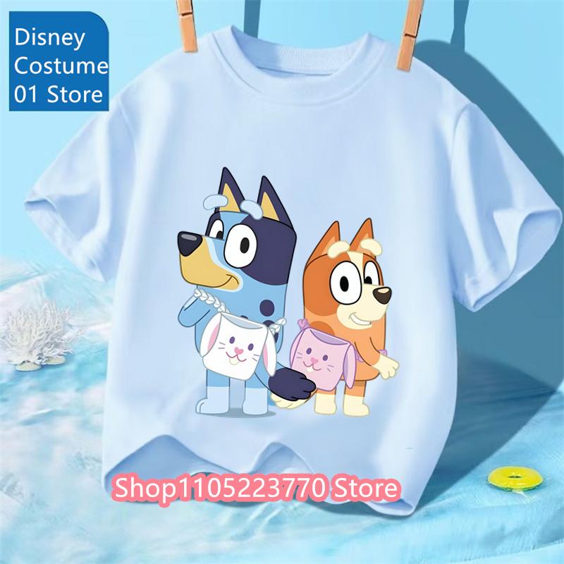 Cartoon Kids T-Shirt Short Sleeve Print Comfortable for Boys and Girls Daily Use