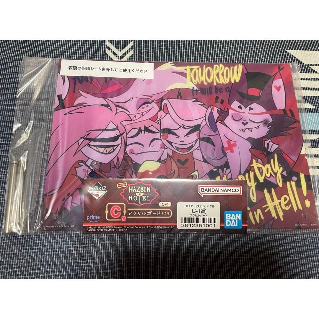 Hazbin Hotel Ichiban Kuji C Prize Acrylic Board