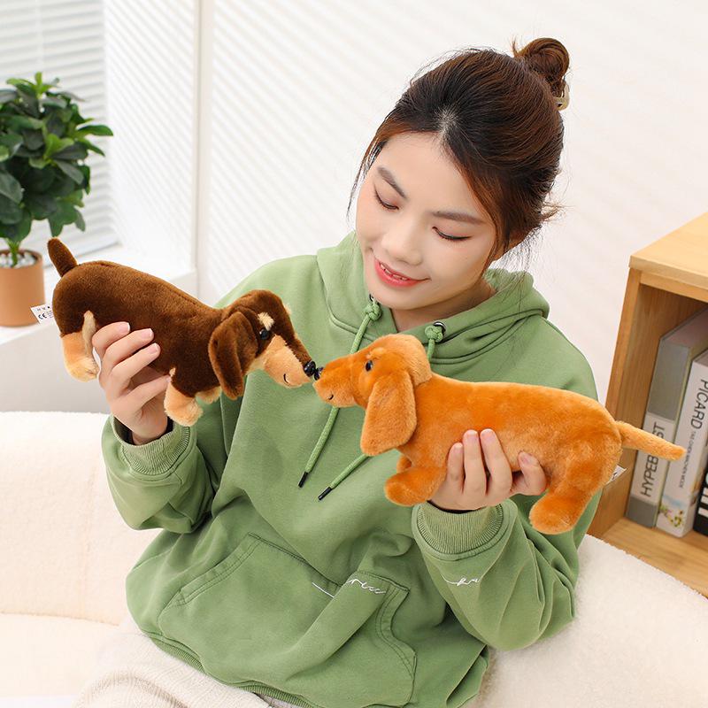 Adorable Realistic Salami Dog Plush Toy - Small Comfort Doll, Perfect Birthday Gift for Kids
