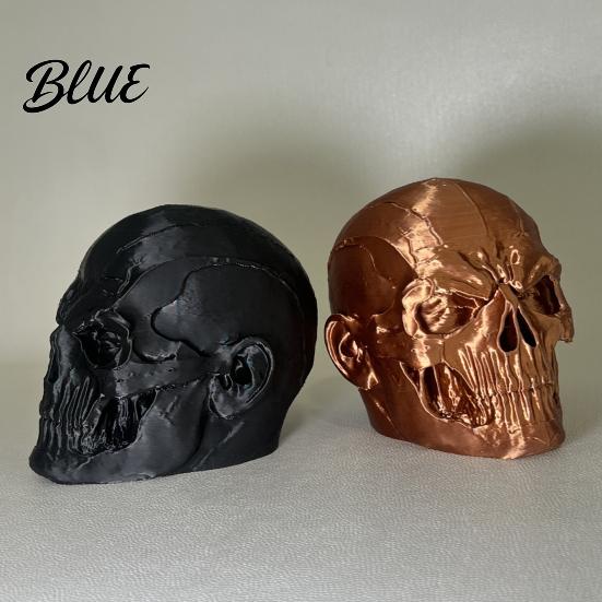 Off Road Vehicle Accessory Skull Trailer Hitch Cover Universal Tow Ball 3D Printed Dust Hardcore Style Truck Gear Cap Protector with Crack