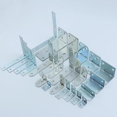Reinforced Steel 90° L-Shaped Corner Bracket for Furniture and Shelves
