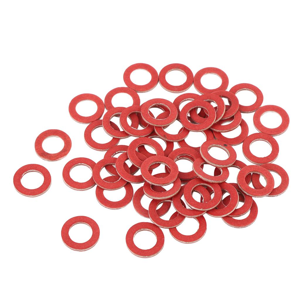 100 Pcs Outboard Oil Drain Gasket 90430 08020 90430 08021 00 Red Plastic Outboard Engine Oil Drain Seals