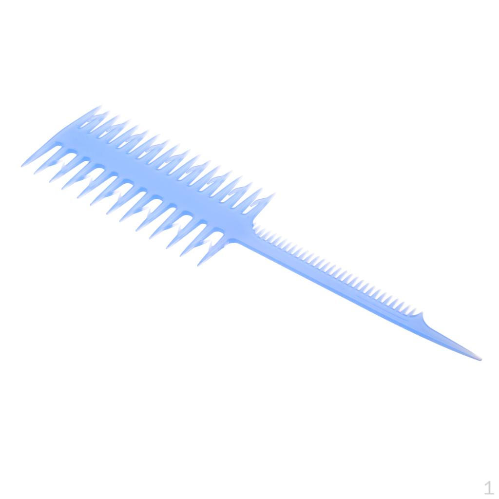 Dyeing Brush To Highlight Fine And Wide Comb For