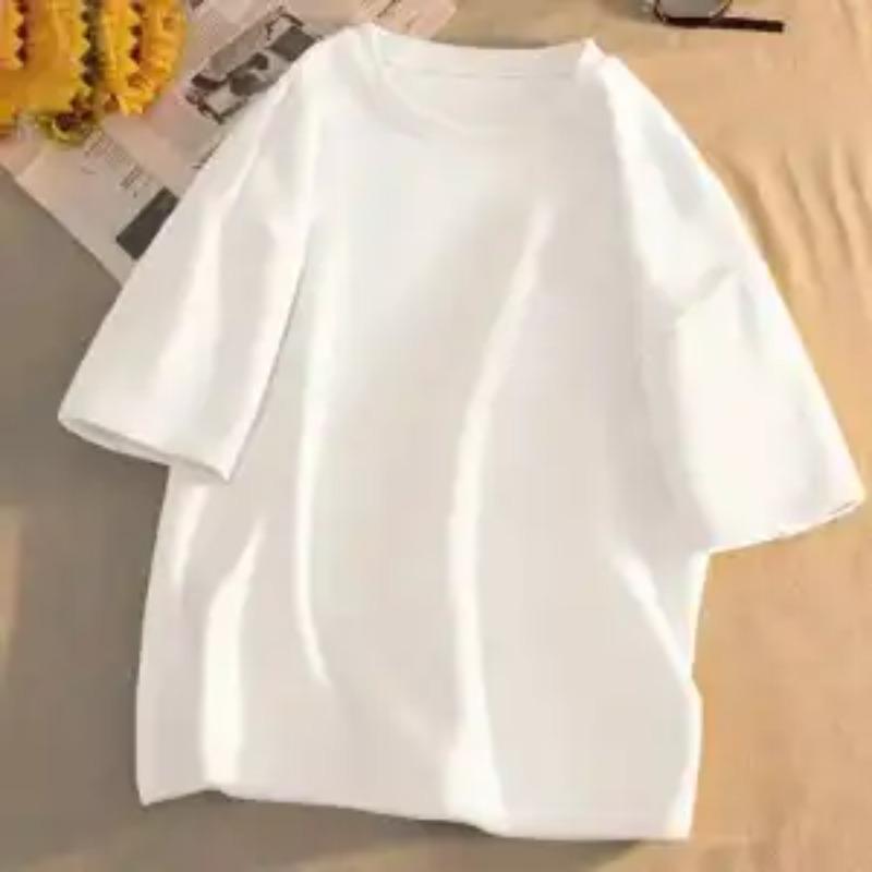 Women's Oversized Graphic T-Shirt Short Sleeve Crew Neck Vintage Letter Print Casual Loose Fit Gray Top