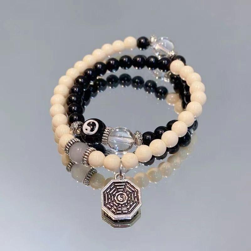 

Hand Bracelet - A Unique and High-end Design Pair of Double-layered Layered Chokers with A Decorative Coin-like Design for The Hands. Gossip Bracelet