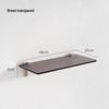 Wutuo Transparent Wall Shelf with F-type Brackets