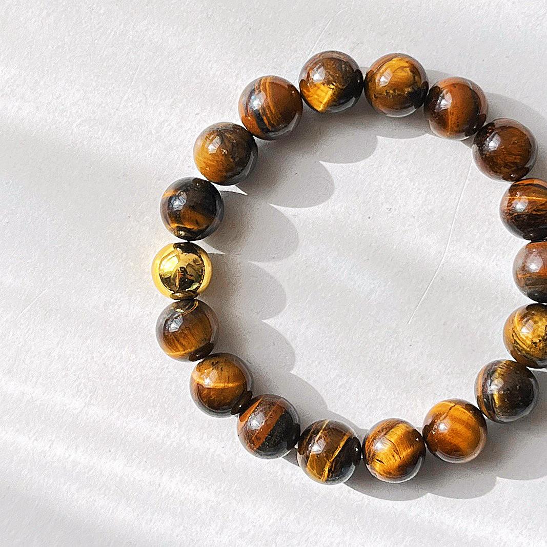 Maillard Wind Autumn And Winter Boutique Natural Tiger S Eye Stone Bracelet Bracelet