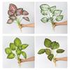 7 Heads Artificial Plant Multicolor Plastic Fake Palm Tree Large Size Water Plant Design Fake Greenery Leaf Home Decoration