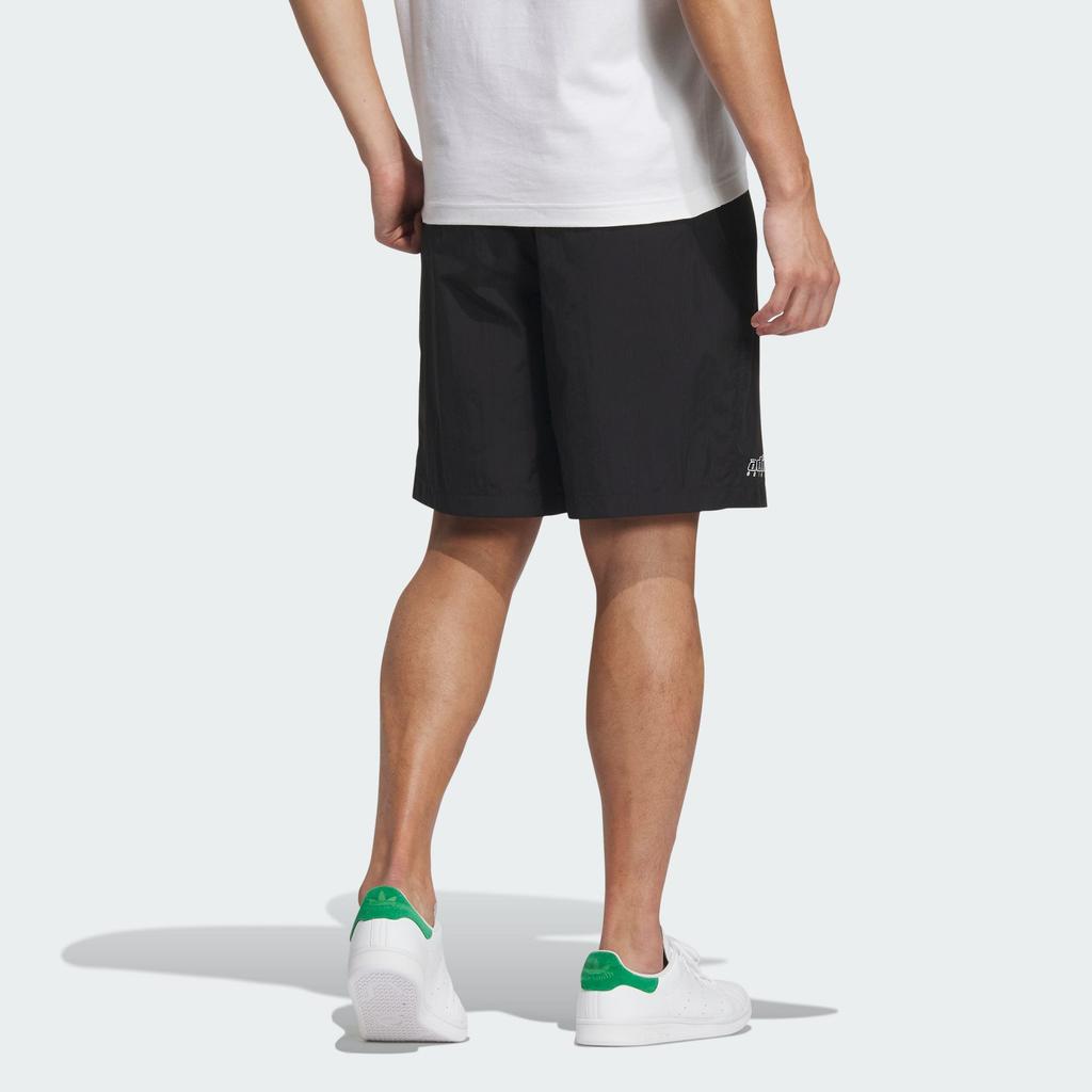 Adidas Originals Play Football Light Woven Shorts With Trefoil Logo Embroidery And Drawstring Mid-Waist Men Shorts Black IW6312