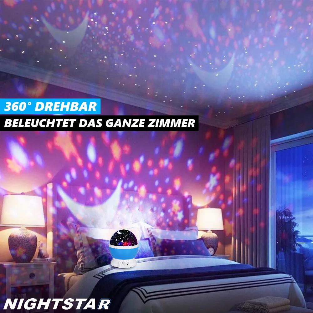 NIGHTSTAR Starry Sky Projector Night Light Starlight 360° Galaxy Lamp