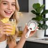Cocktail-Sieb aus Edelstahl. Federfilter-Design für effiziente Filterung von Eis und Verunreinigungen. Kompatibel mit verschiedenen Cocktailgläsern und