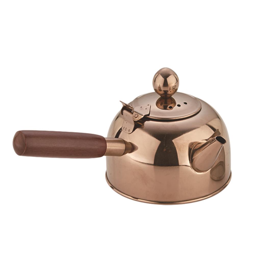 Roestvrijstalen Ketel Koffieketel Kungfu Theeketel Met Filter Inductiekookplaat Platte Bodem Percolator Theepot