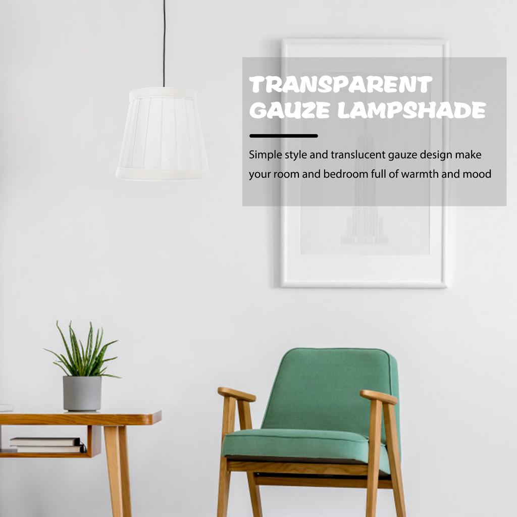 Cloth Lampshade Barrel Style European Decorative Ceiling Lamp Shade Small Multifunctional Lamp Cover for Home Hotel Living Room