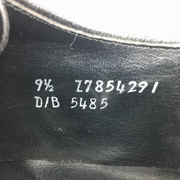 Pre-1980s USA Vintage All Leather Goodyear U-Tip Business Shoes Black Size 9.5D (Approx. 27.027.5cm) Men's(USED)