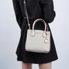 Michael Kors MK Mercer Klassische Monogramm-Farbblock-Leder-Faltenbalg-Schultertasche Crossbody-Handtasche Mittelgroß Damenhandtaschen 35S1GM9M2B-POWDER-BLUSH