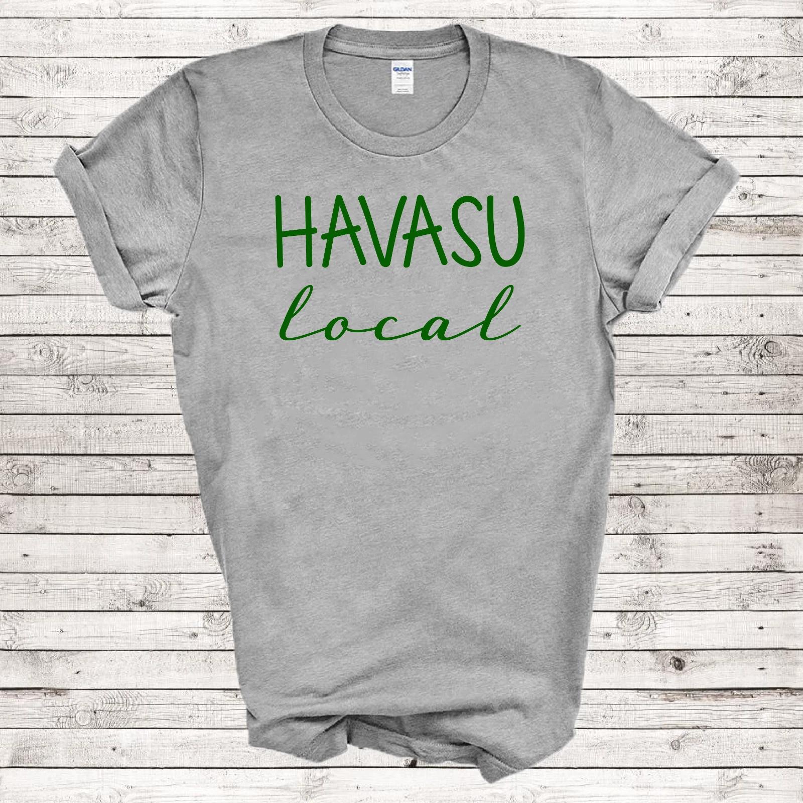 Lake Havasu Local London Bridge River Rat Home City Pride Beach Gray T-Shirt 4XL
