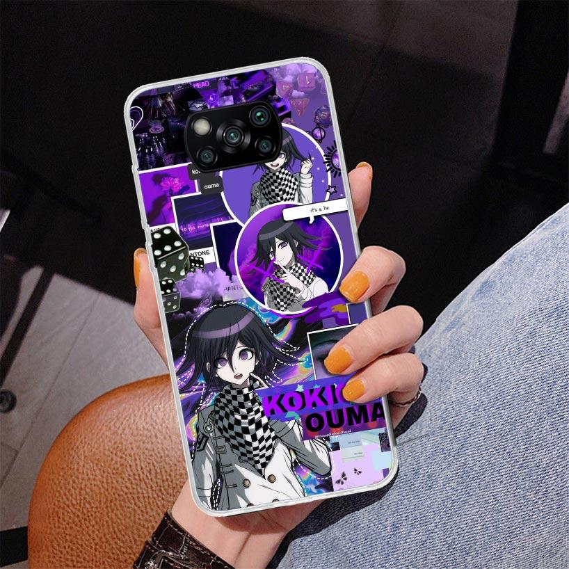 Danganronpa Kokichi Ouma Phone Case For Xiaomi Poco X7 X6 X5 Pro F7 Ultra Redmi 15C 15 13C 13 12C 12 10 10A 10C 9 9A 9C 9T Cover
