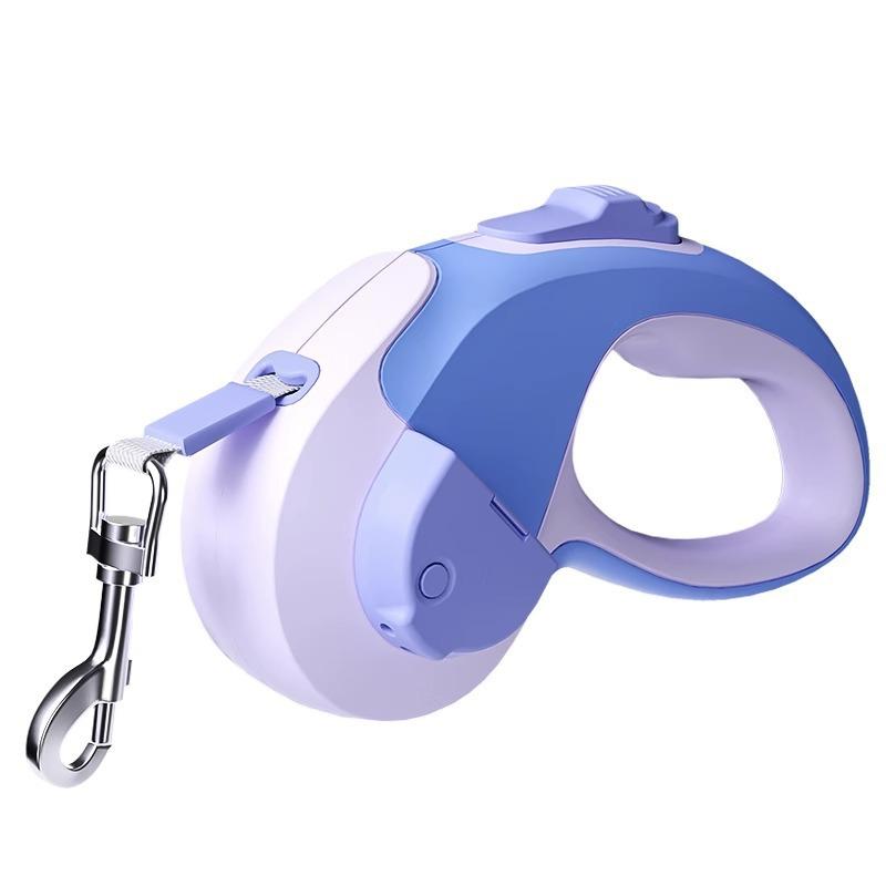 Dog Retractable Luminous Automatic Leash Medium and Small Dog Walking Dog Rope Dog Chain Teddy Out Pet Supplies