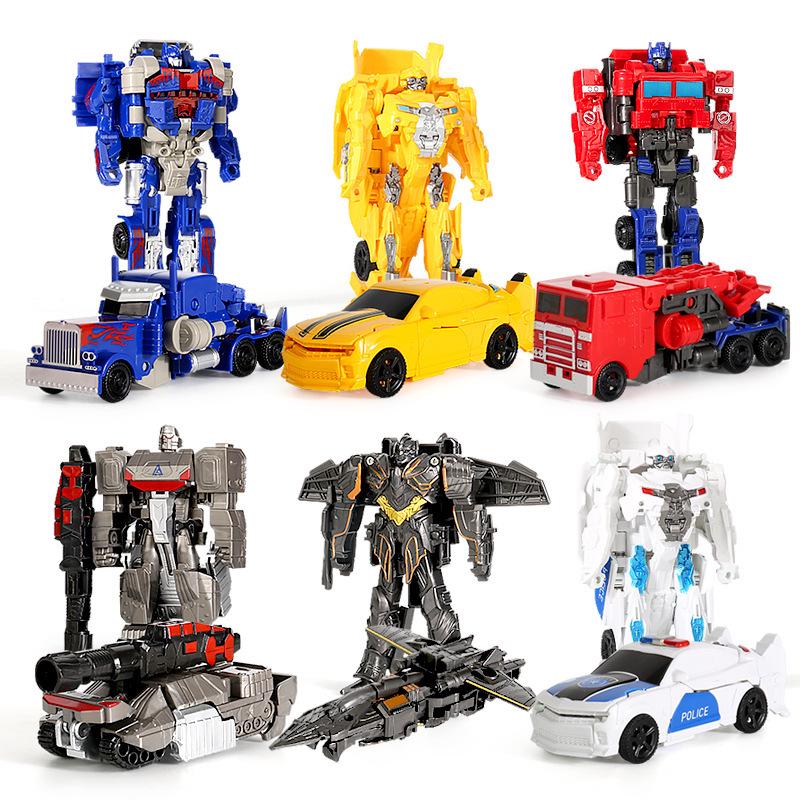 Transforming Toy Robot Car - Optimus Prime Bumblebee - Gift for Boys Ages 3+