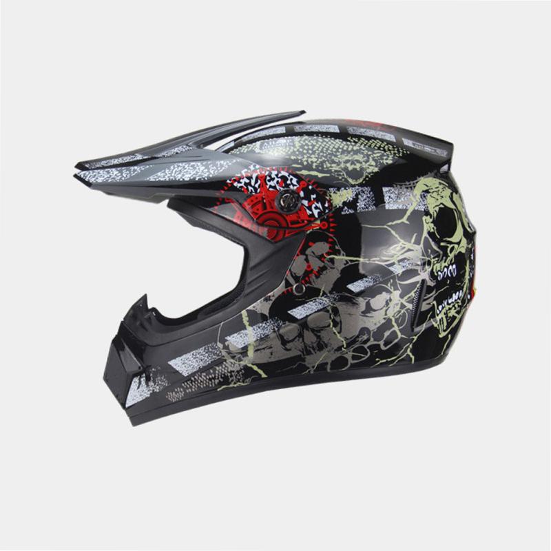 Racing Motocross Helmet Off-road Mountain Bike Graffiti Full Helmets Dh Downhill Go Kart Atv Safety