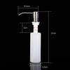 Liquid Soap Dispenser Stainless Steel for Sink Opening 25mm~36mm Office
