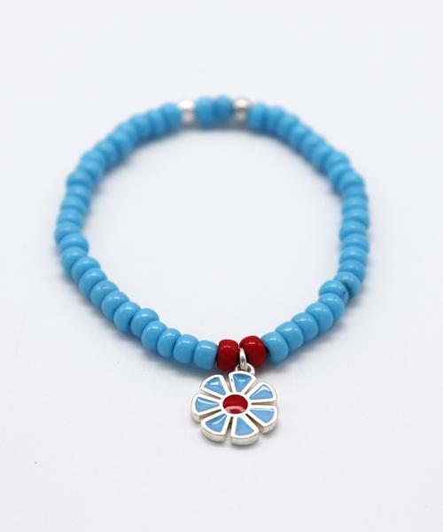 Bonbeau Pretty Daisy Vivid Color Beads Bracelet Colorful Daisy Flower Bead Bracelet