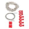 Metal Trailer Hook Tow Chain Shackle Bracket for 1 10 RC Crawler RC Model Cars Parts
