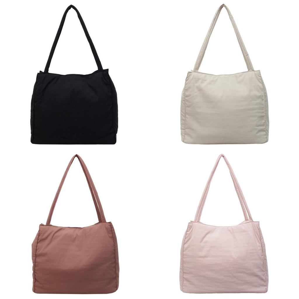 Nylon-Tragetasche für den täglichen Gebrauch mit Reißverschluss und Handytasche für lässige Frauen