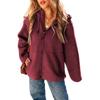 2025 Amazon wish European and American foreign trade autumn and winter new women's clothing casual hooded plush top coat