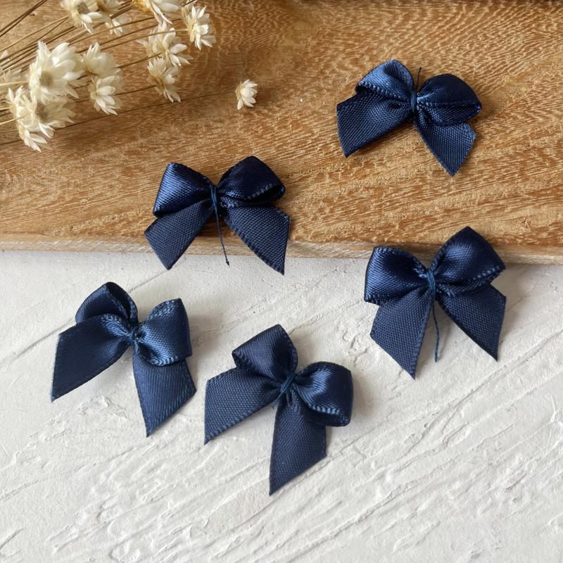 2.5cm Wide Handmade Ribbon Bow Knot for DIY Clothing & Hair Accessories, Card Holders, and Decorations