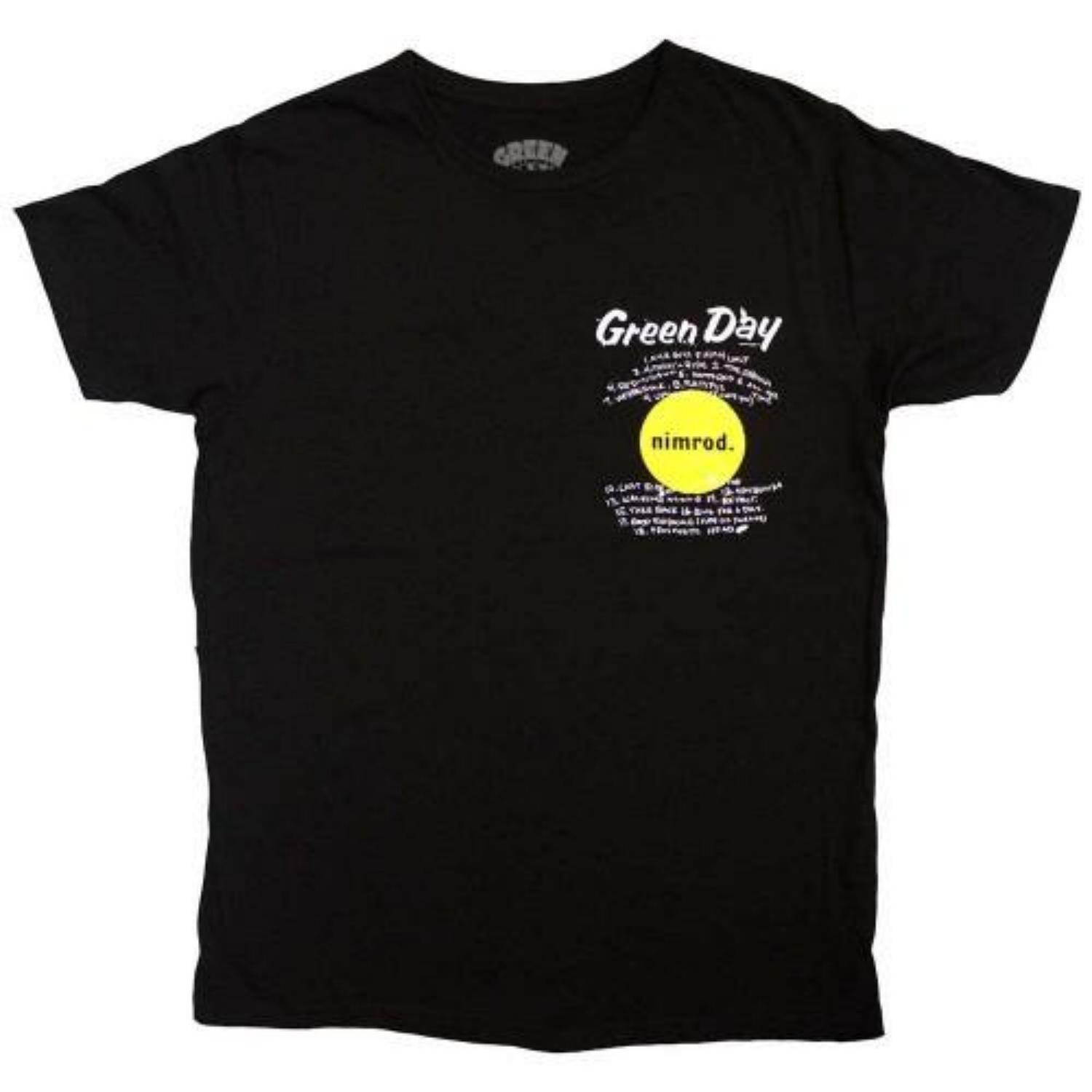 Green Day Unisex Adult Nimrod Pocket Mugshots Back Print T-Shirt XXXXL