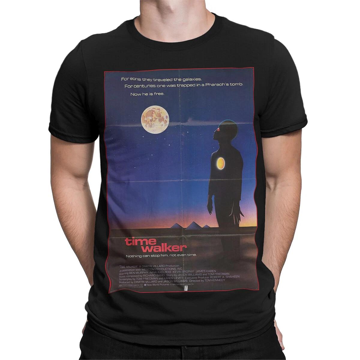 Time Walker Movie Poster Alien Sci Fi Vintage 80s Mens Womens Graphic T-Shirt 4XL