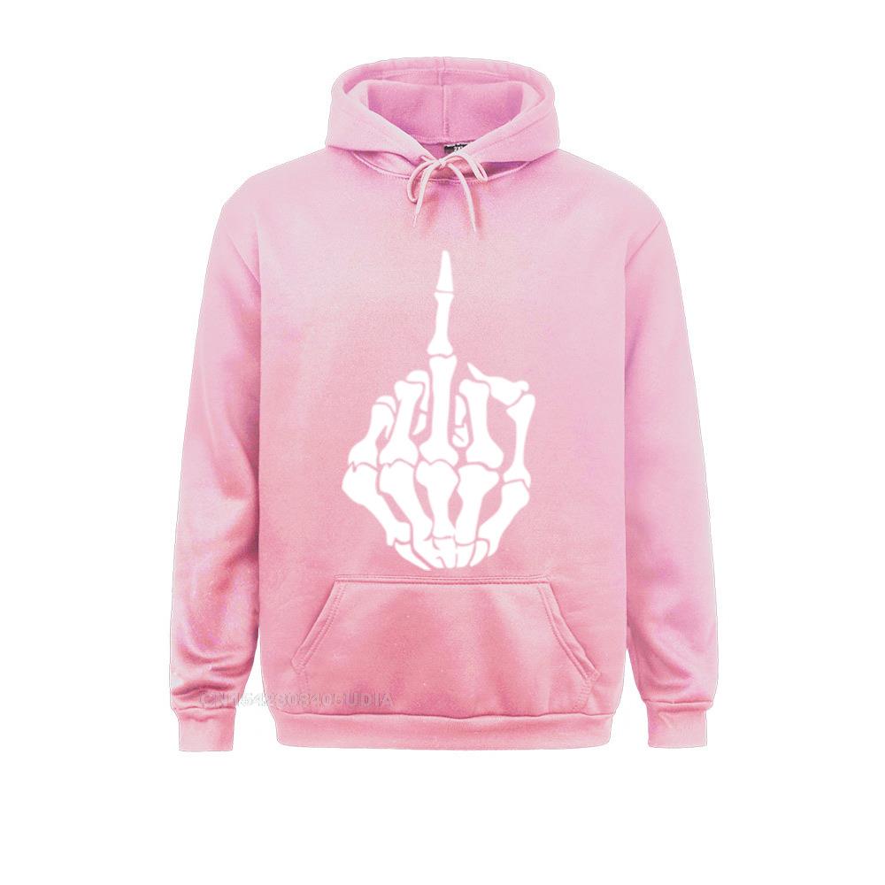 Neu Kommende Mittelfinger Skelett Hand Lustige Schädel Pullover Hoodie Sweatshirts Unisex Hoodies Langarm Labor Day Sportbekleidung