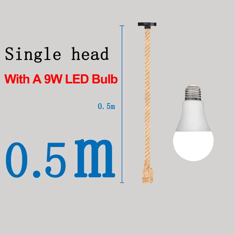 Handwoven Rope Pendant Light Fixture,Rustic E27 Bulb Base,Semi-Flush Mount,Dining Bar Kitchen Lighting,Bulb Not Included,Kitchen