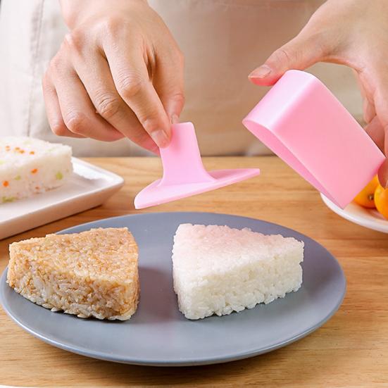 Large Triangle Sushi Mold DIY Onigiri Rice Ball Press Easy Release Food Press Maker Kitchen Bento Accessories