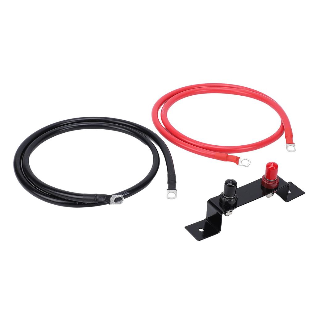 Car Remote Battery Terminals 4AWG 1.2M Battery Jump Post Relocation Kit for UTV ATV Car Trucks RV Tractor Boat