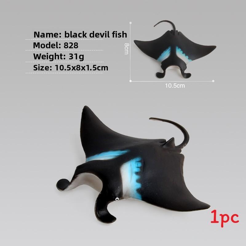 Simulated Shark Turtle Clownfish Crab Killer Whale Marine Animal Model Ornament For Aquarium Enthusiasts And Collectors
