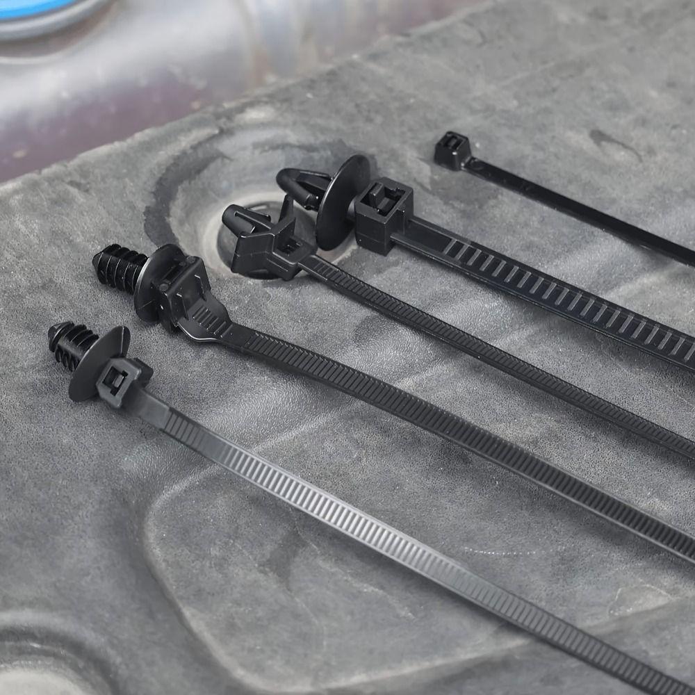 160PCS Reusable Design Wire Harness Clips Corrugated Pipe Cable Management Clips UTV Wiring