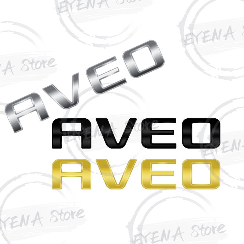 For Chevrolet Aveo Lettering Metal Badge Stickers Car Rear Trunk Emblem Decoration Car Styling