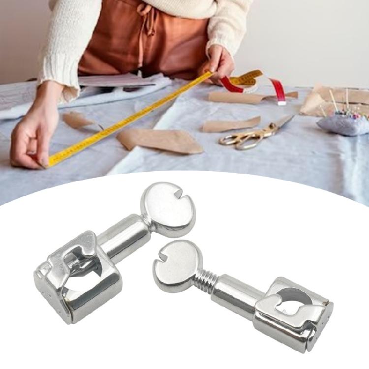 6 Stück Nähmaschine Metallnadelklemmen mit Schraube für Haushaltsnähmaschine Zubehör