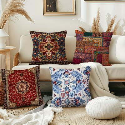 Fashion Persian Rug Pattern Cushion Cover Pillow Cover Decoration Room Home Sofa Living Office Car Nordic Simplicity