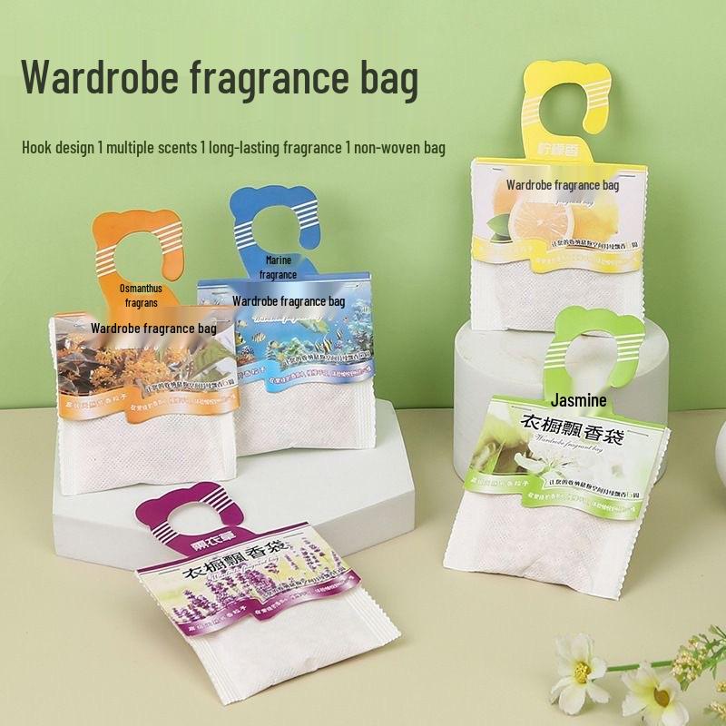 Lavender Scent Sachet: Long-lasting Fragrance & Dehumidifier for Odor and Mold Removal in Bedrooms Sachet