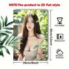 Korean Face Metal Wall Art, Iron Sign for Home Decor Cafe Bar, Easy Mounting Gift