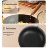 COOKER KING 28cm Nitrided Iron Flat-Bottom Wok