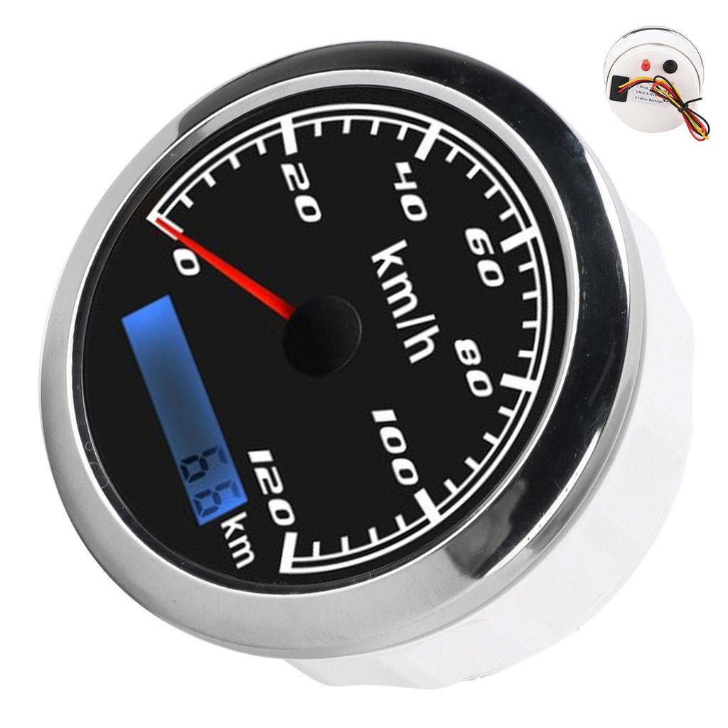 GPS Speedometer Pointer Odometer 0‑120KM H 0‑999999KM IP67 9‑32VDC Universal for Car Truck Boats