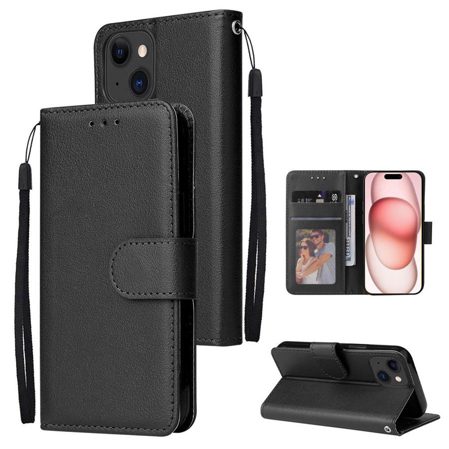 Für Apple iPhone 15 Pro Max 14 Plus 13 12 11 Anti-Fall-Cover-Geldbörse mit Kartensteckplatz, Bilderrahmen, Ständer, magnetisches Flip-Lederetui
