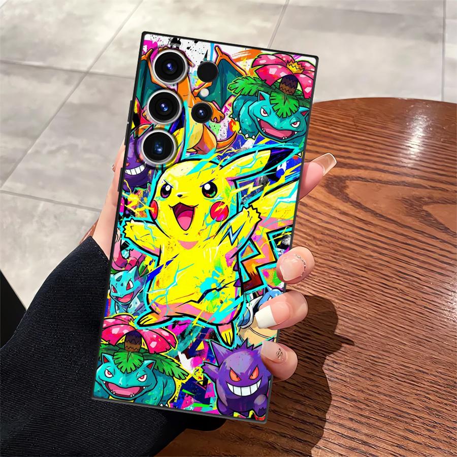 Phone Cover Case for Samsung Galaxy A57 A26 A52 A36 A24 A73 A51 A25 A32 A53 A35 A37 A22 A55 A23 A71 A72 Hot Comic Pokemon Art