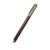 Premium Wooden Ballpoint Pen with Metal Clip - Retro Logo, Office Business Gel Pen